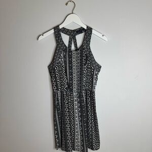 American Eagle Outfitters Black and White Patterned Dress | Size 8
